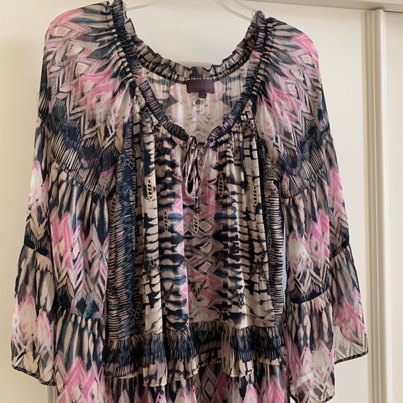 HALE BOB - SELINA TIERED RUFFLE DRESS - Picture 3 of 5